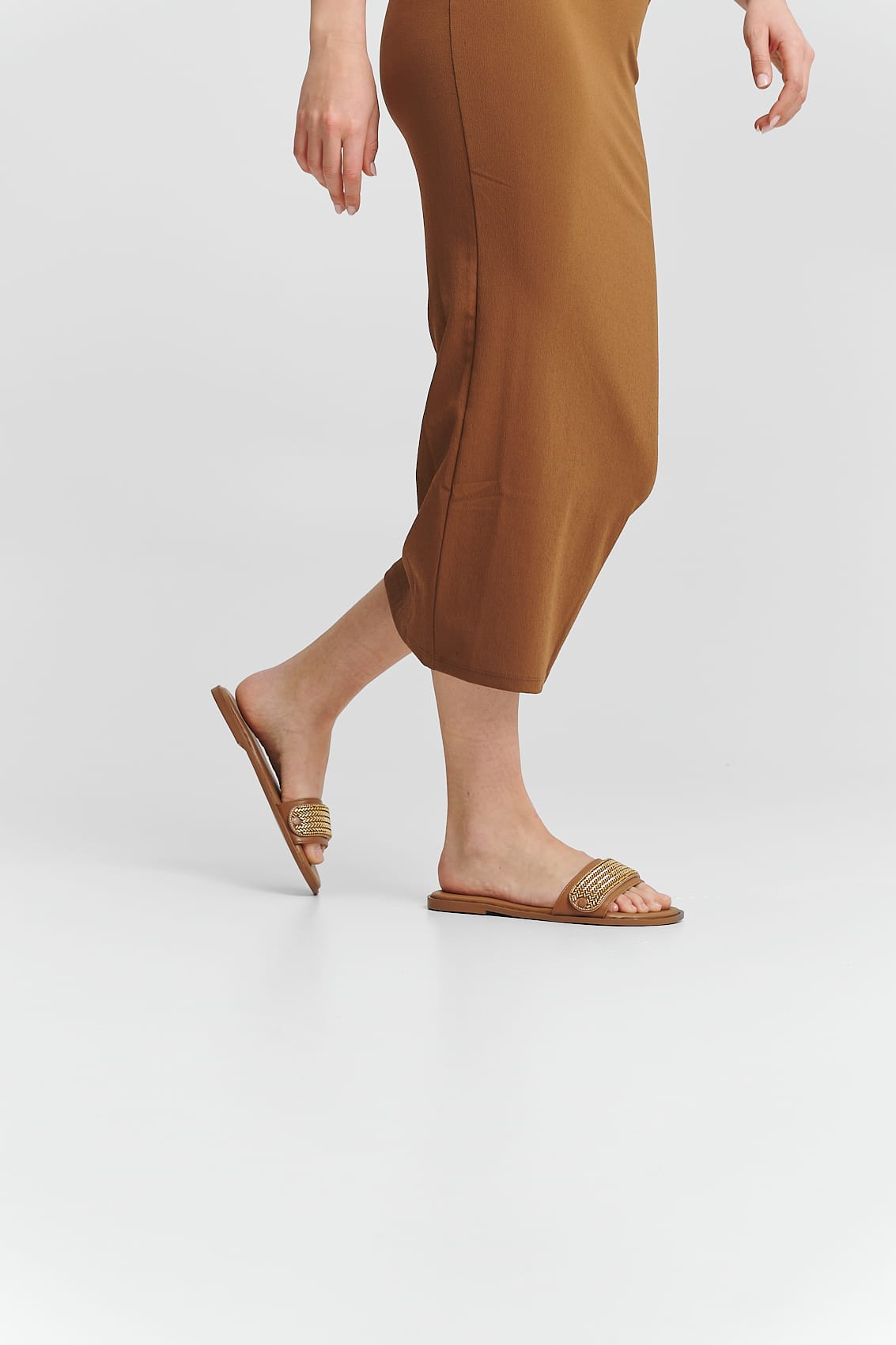 Metallic Beads - Classic Cognac