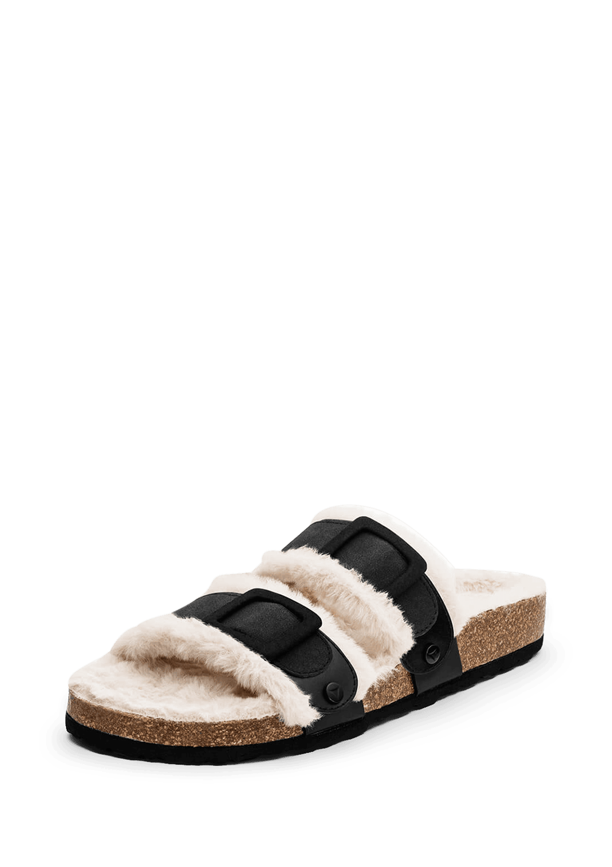 Comfy Classic - Casual Cork Fur Black