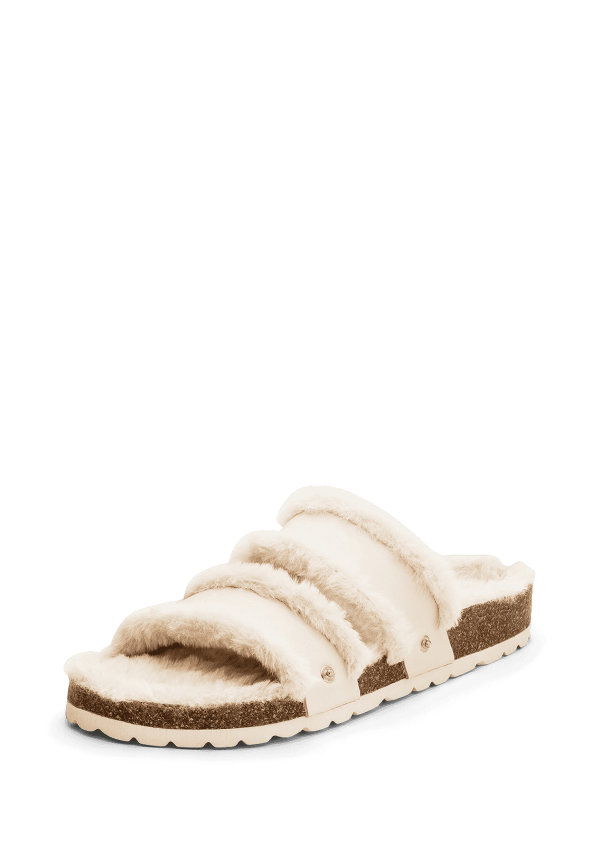 Casual Cork Fur - Crema