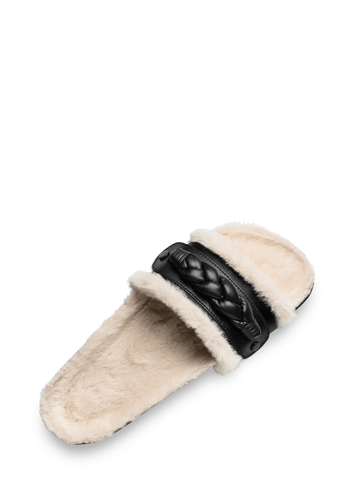 Braided - Casual Cork Fur Black