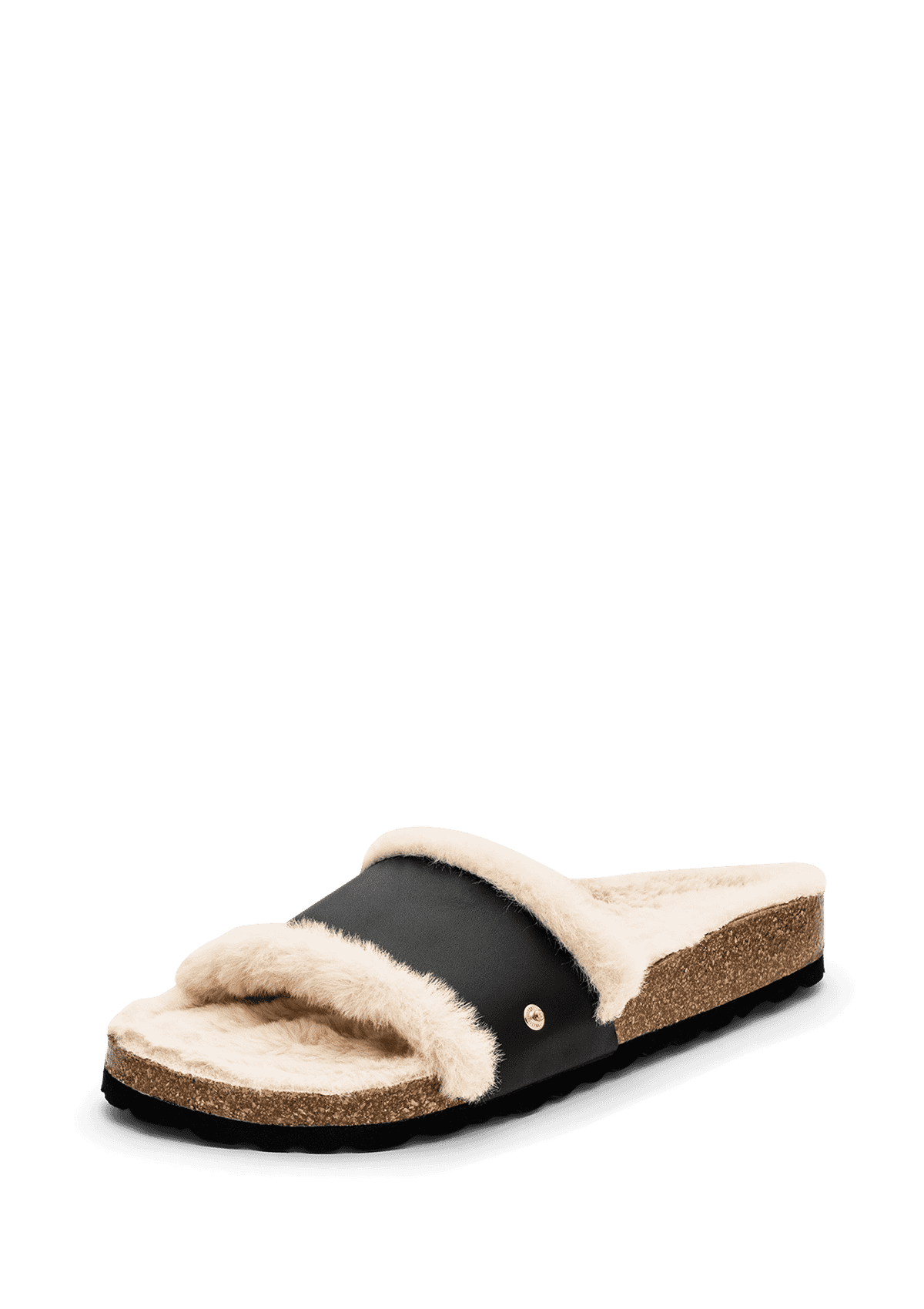 Casual Cork Fur - Black