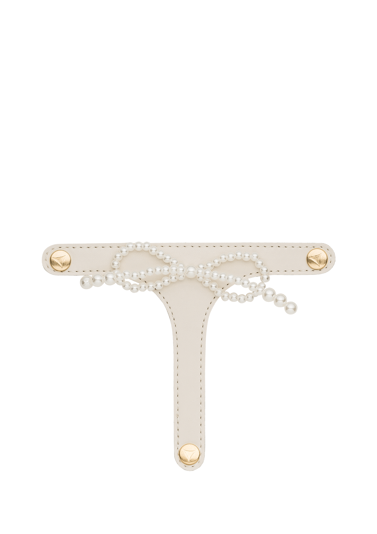 Produktabbildung auf neutralem Hintergrund des Produktes Pearl Bow in der Farbe Crema