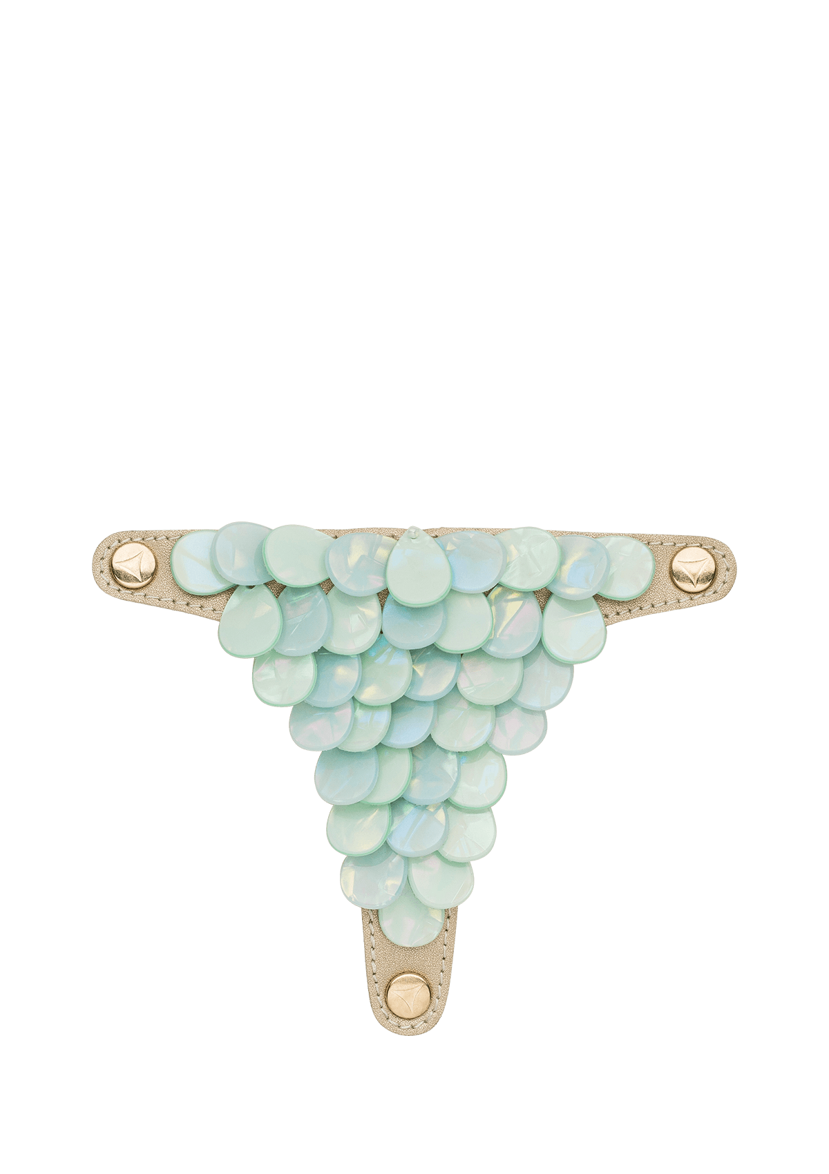 Produktabbildung auf neutralem Hintergrund des Produktes Shiny Plate in der Farbe Desert Sage-Blue