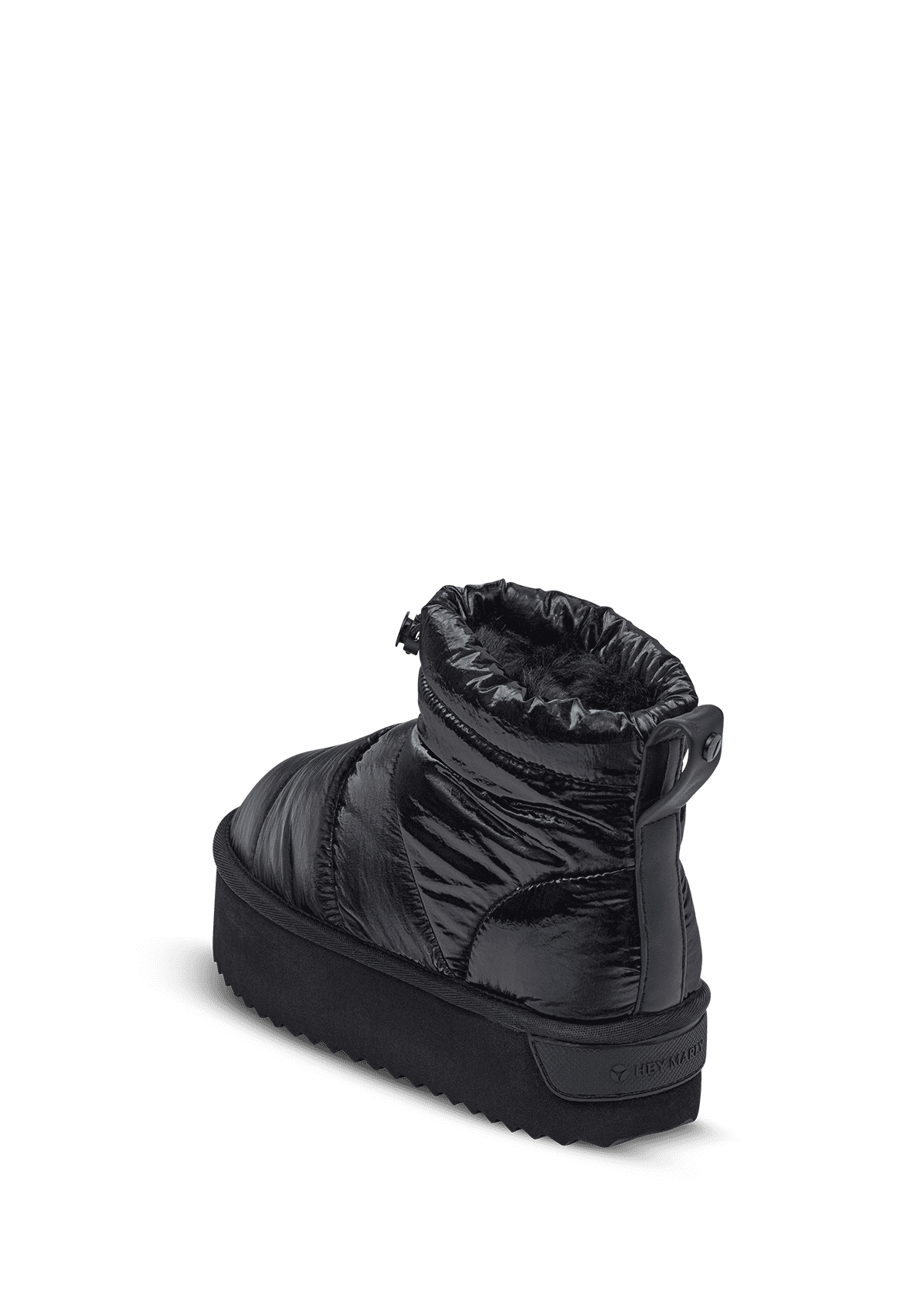 Seitenansicht auf neutralem Hintergrund des Produktes Buddy Boot Blaze in der Farbe Black