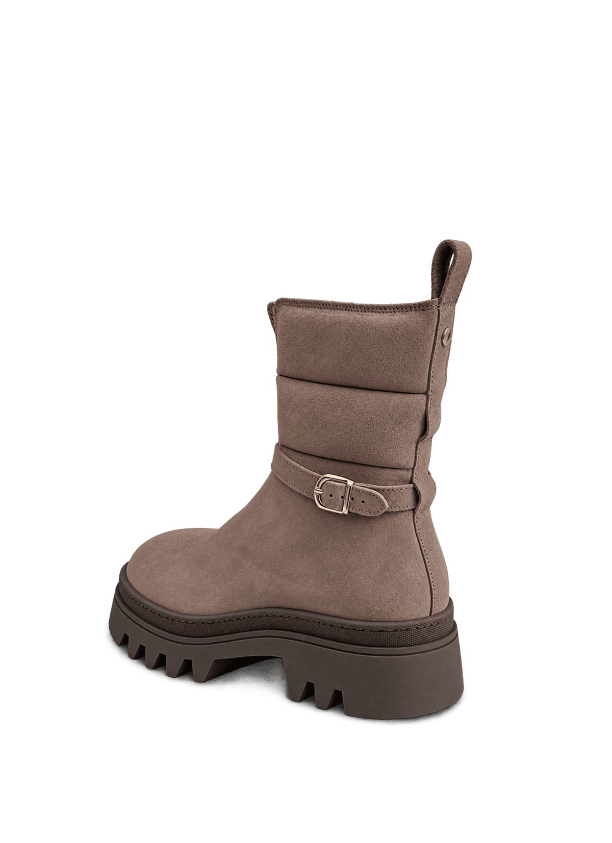 Zip Up Ankle Boot - Mocha