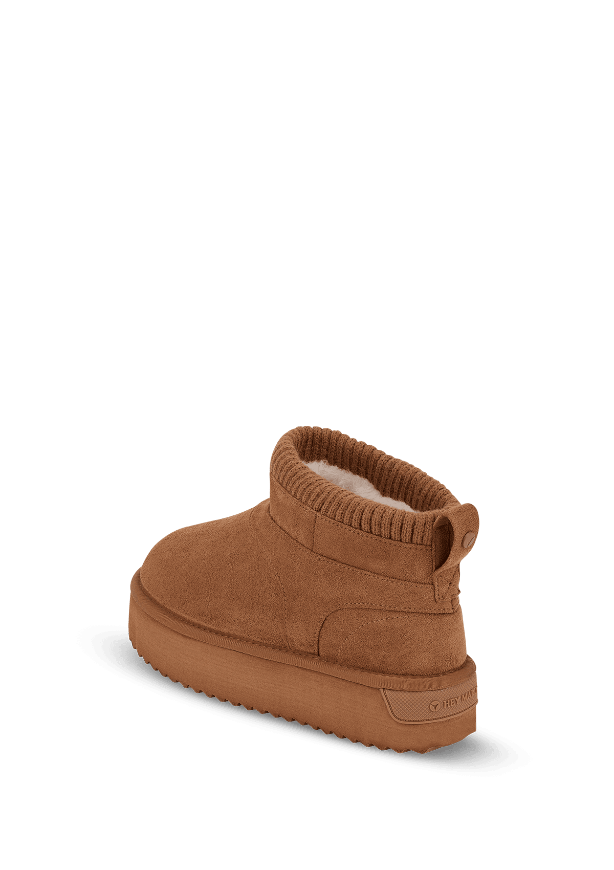 Produktabbildung auf neutralem Hintergrund des Produktes Cozy Mid in der Farbe Cognac