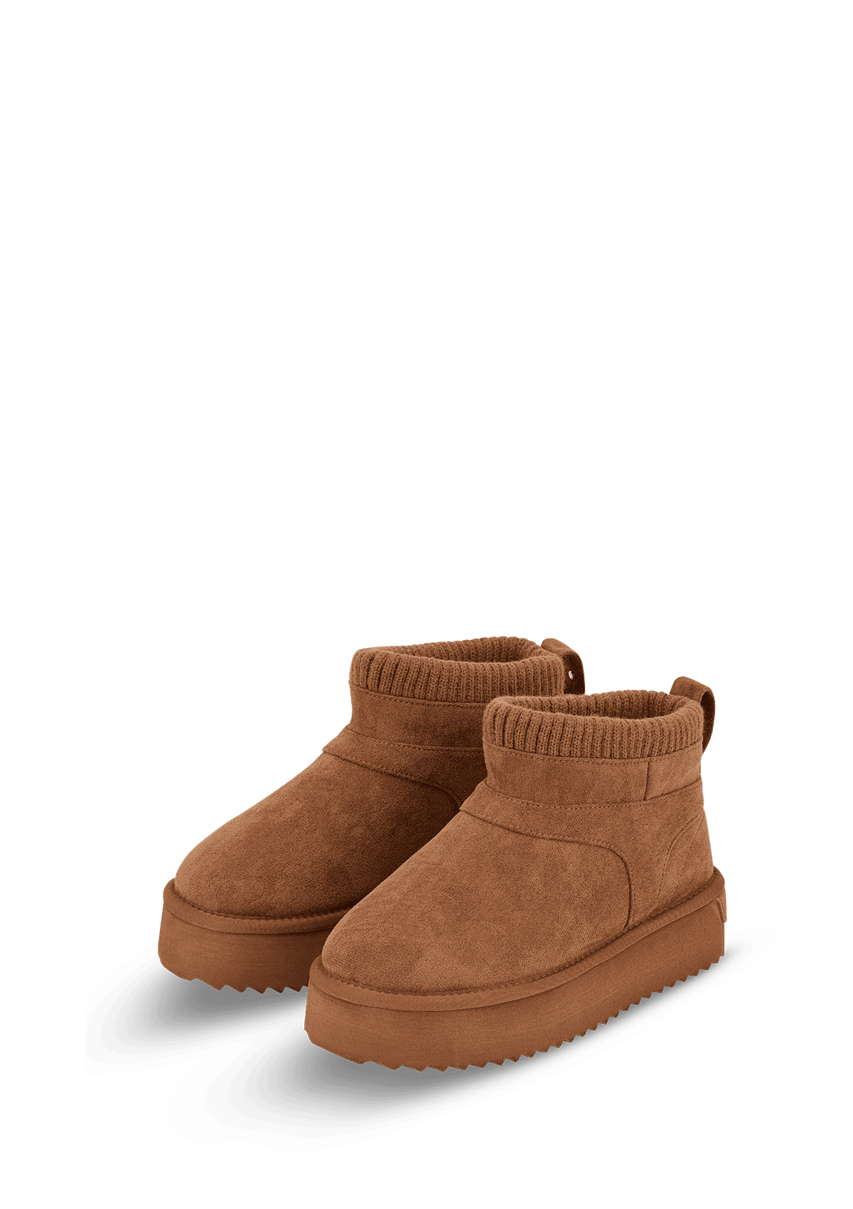 Produktabbildung auf neutralem Hintergrund des Produktes Cozy Mid in der Farbe Cognac