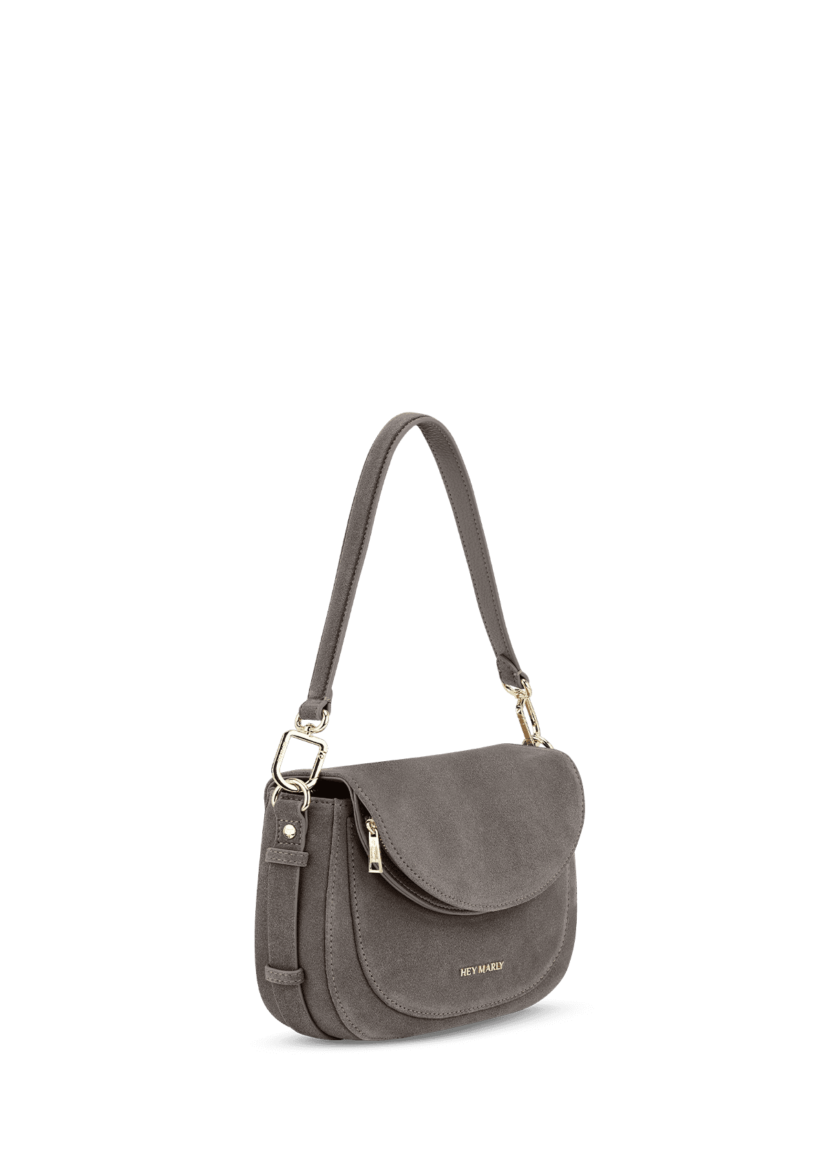 Produktabbildung auf neutralem Hintergrund des Produktes Big Sister Suede in der Farbe Grey