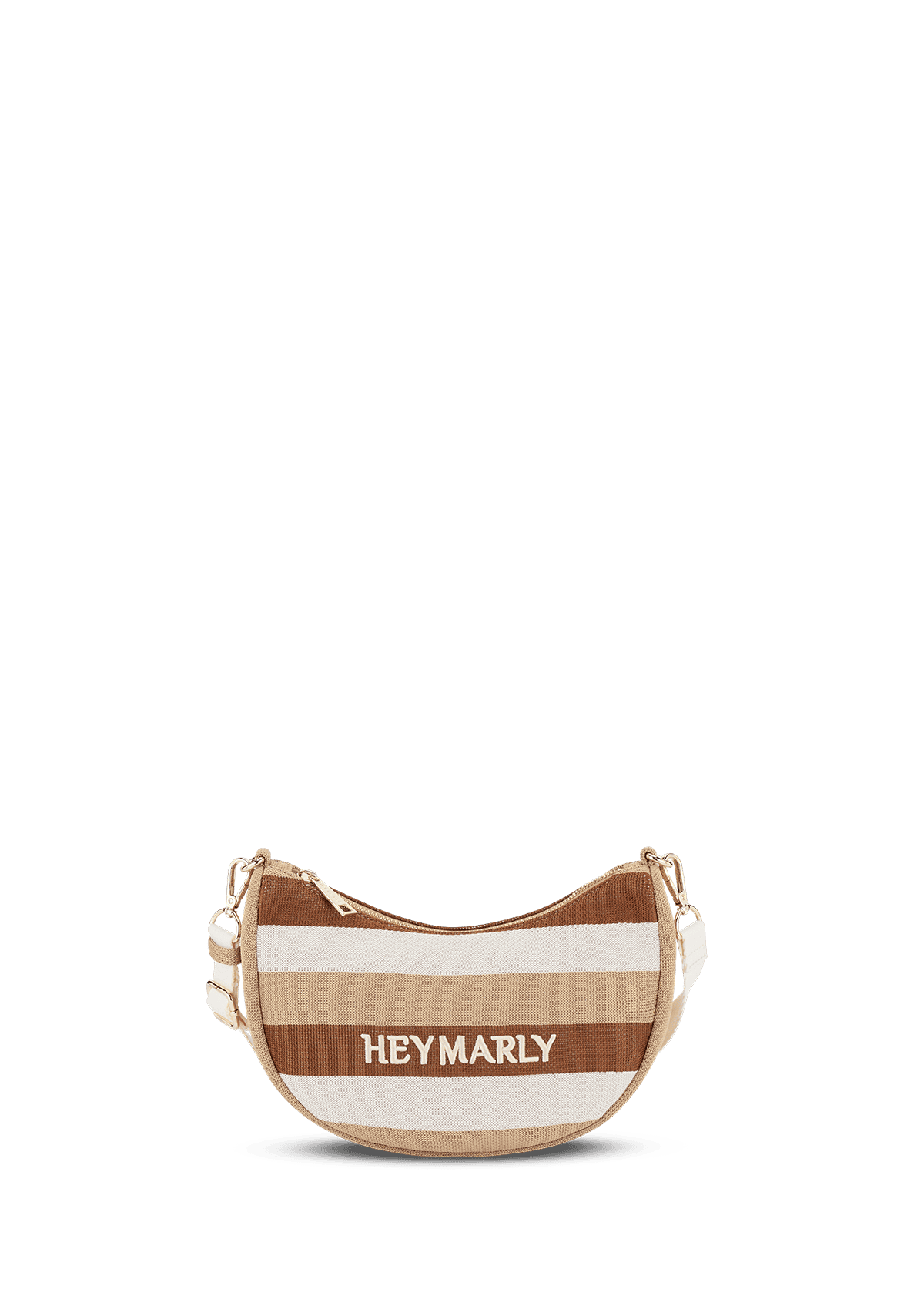 Frontalansicht auf neutralem Hintergrund des Produktes Summer Buddy S in der Farbe Crema-Sand-Cognac in der Größe S