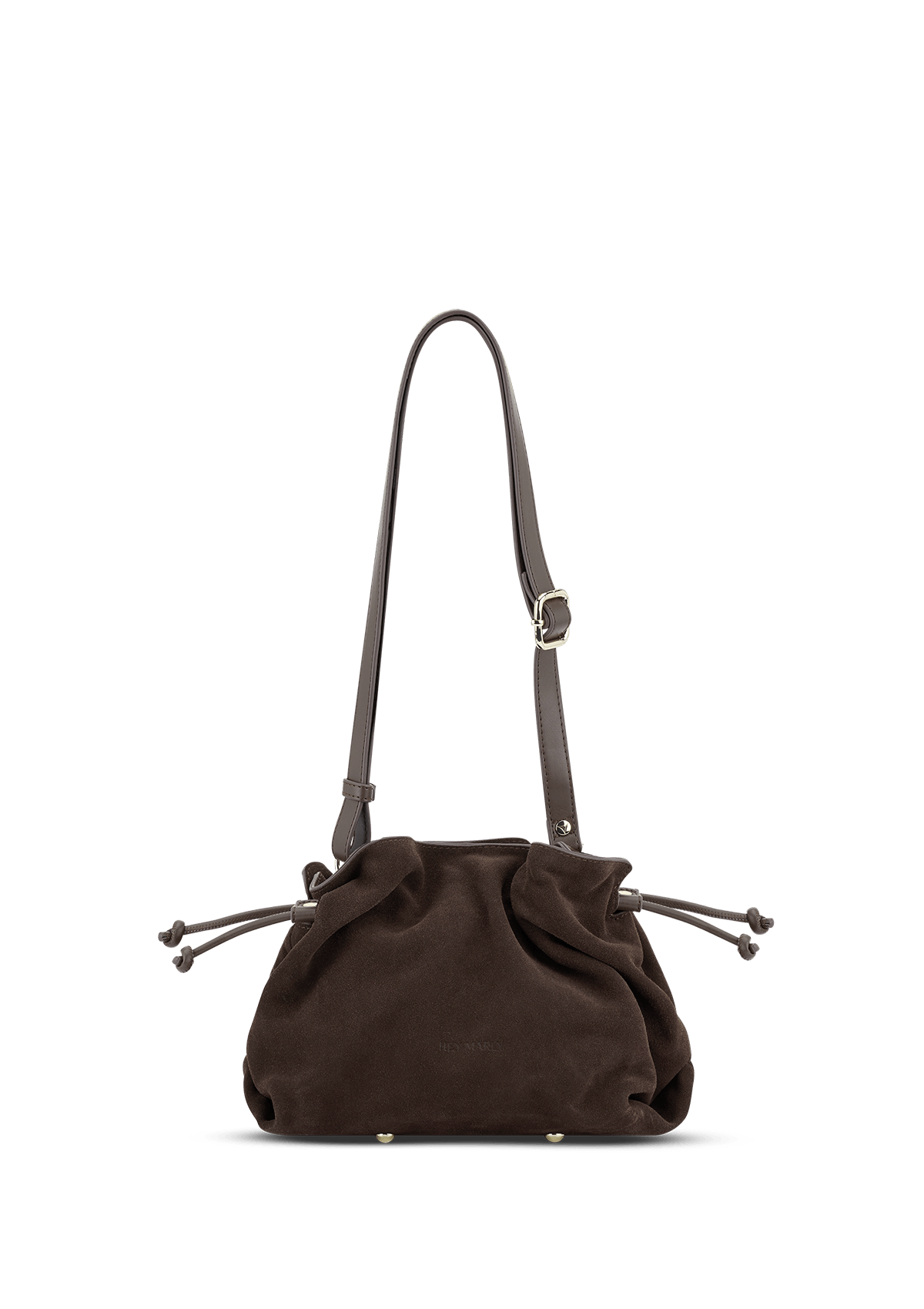 Seitenansicht auf neutralem Hintergrund des Produktes Cool Companion Suede S in der Farbe Coffee in der Größe S