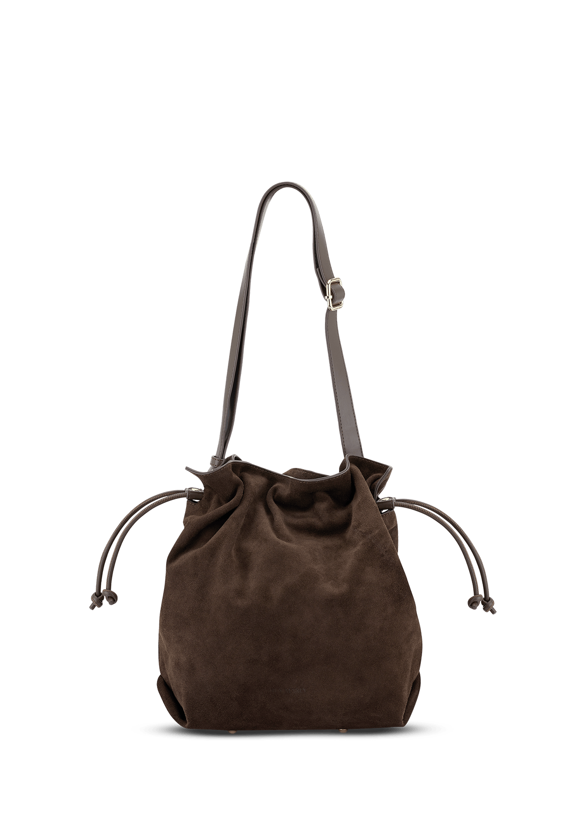Seitenansicht auf neutralem Hintergrund des Produktes Cool Companion Suede M in der Farbe Coffee in der Größe M