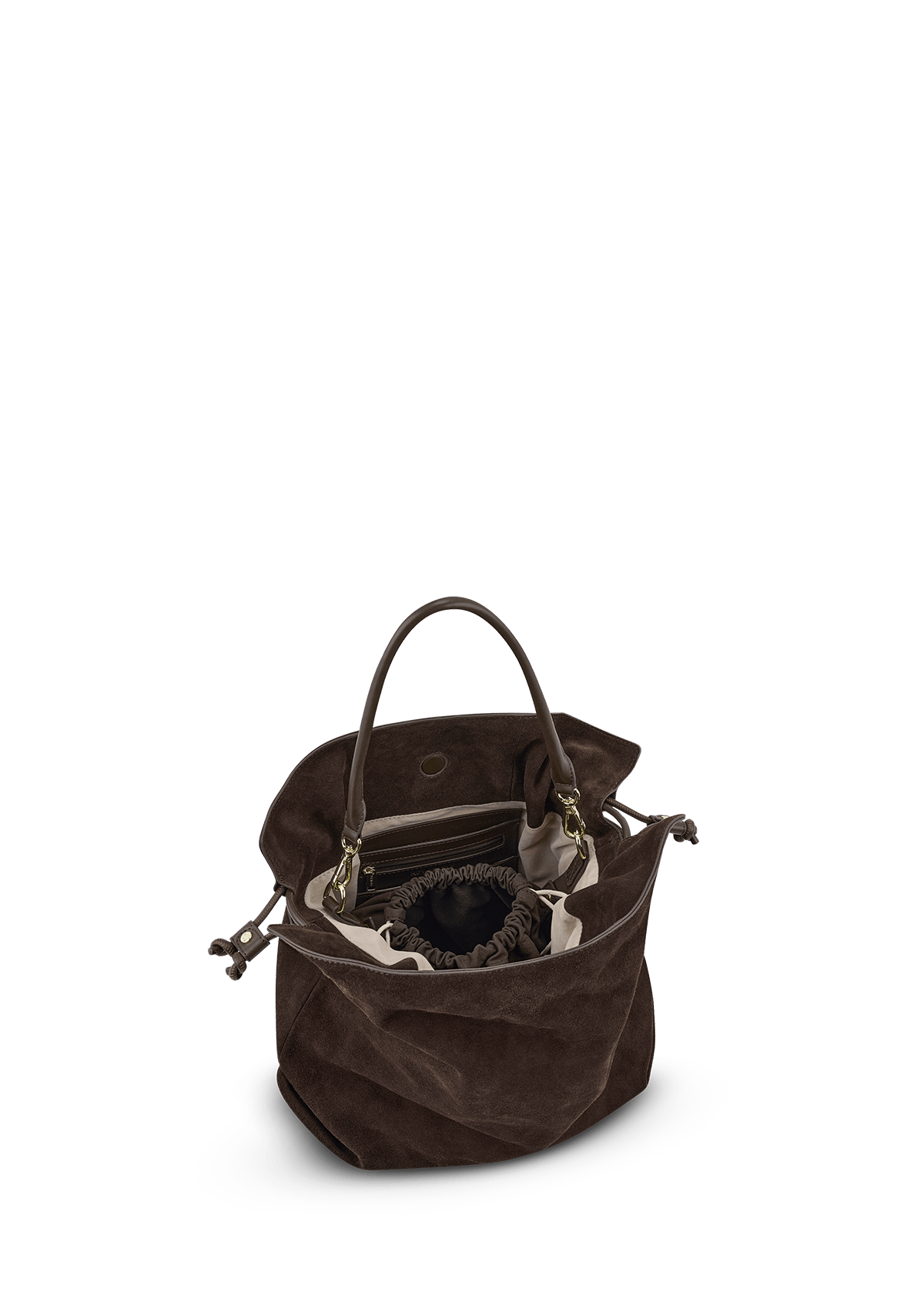 Produktabbildung auf neutralem Hintergrund des Produktes Cool Companion Suede M in der Farbe Coffee in der Größe M