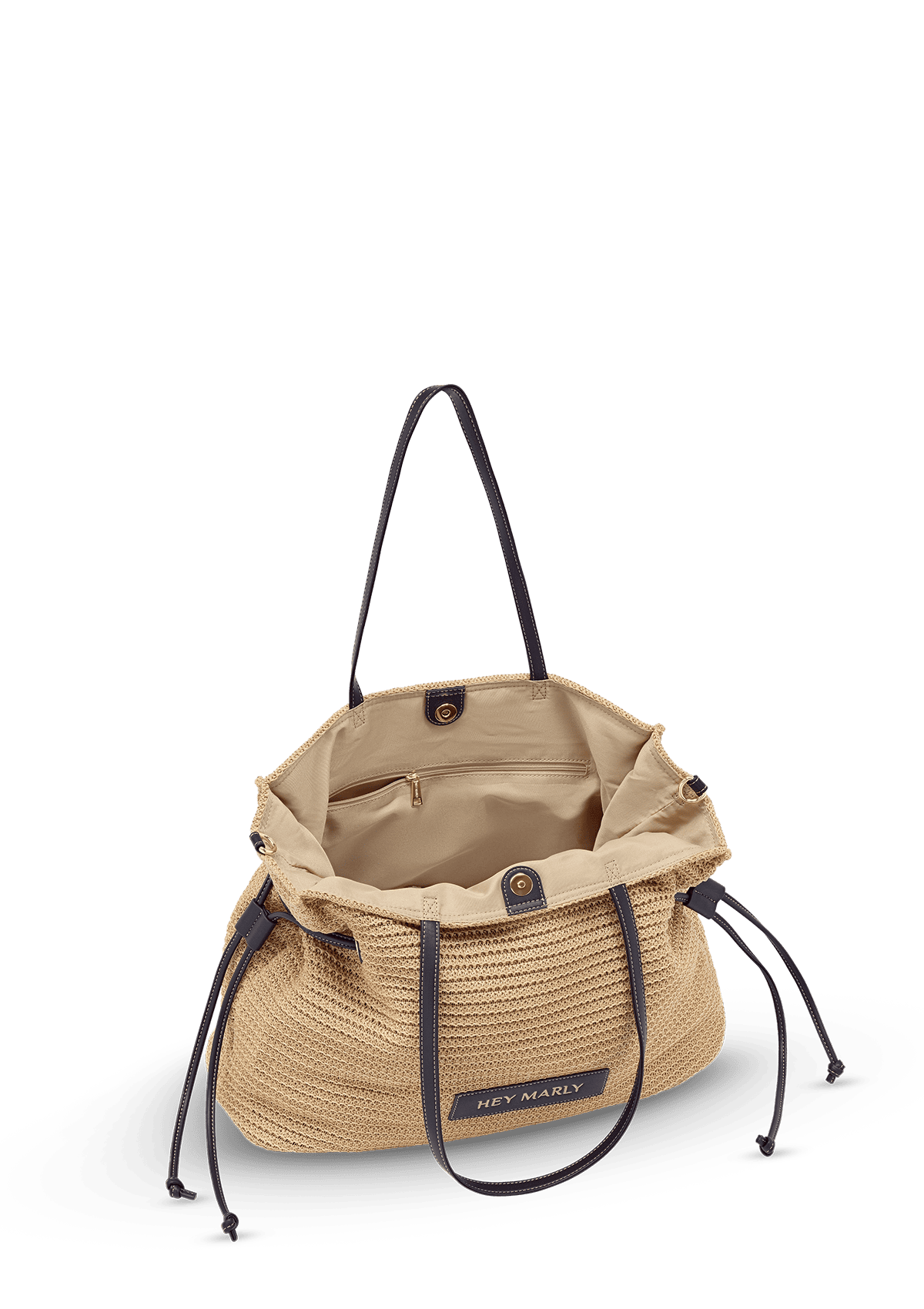 Produktabbildung auf neutralem Hintergrund des Produktes Cool Companion Straw L in der Farbe Sand-Black in der Größe L