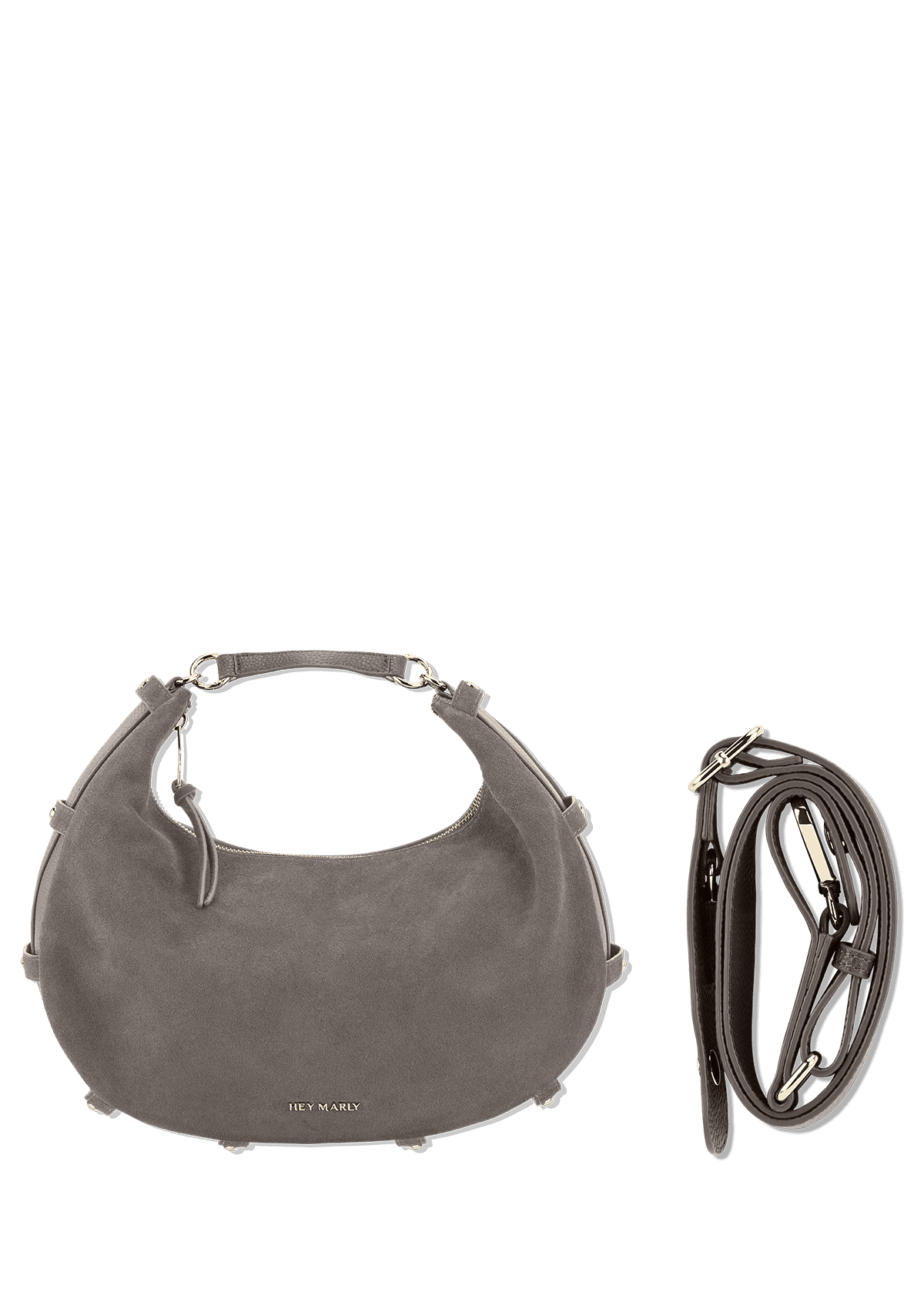 Produktabbildung auf neutralem Hintergrund des Produktes Lifetime Sister Suede M in der Farbe Grey in der Größe M