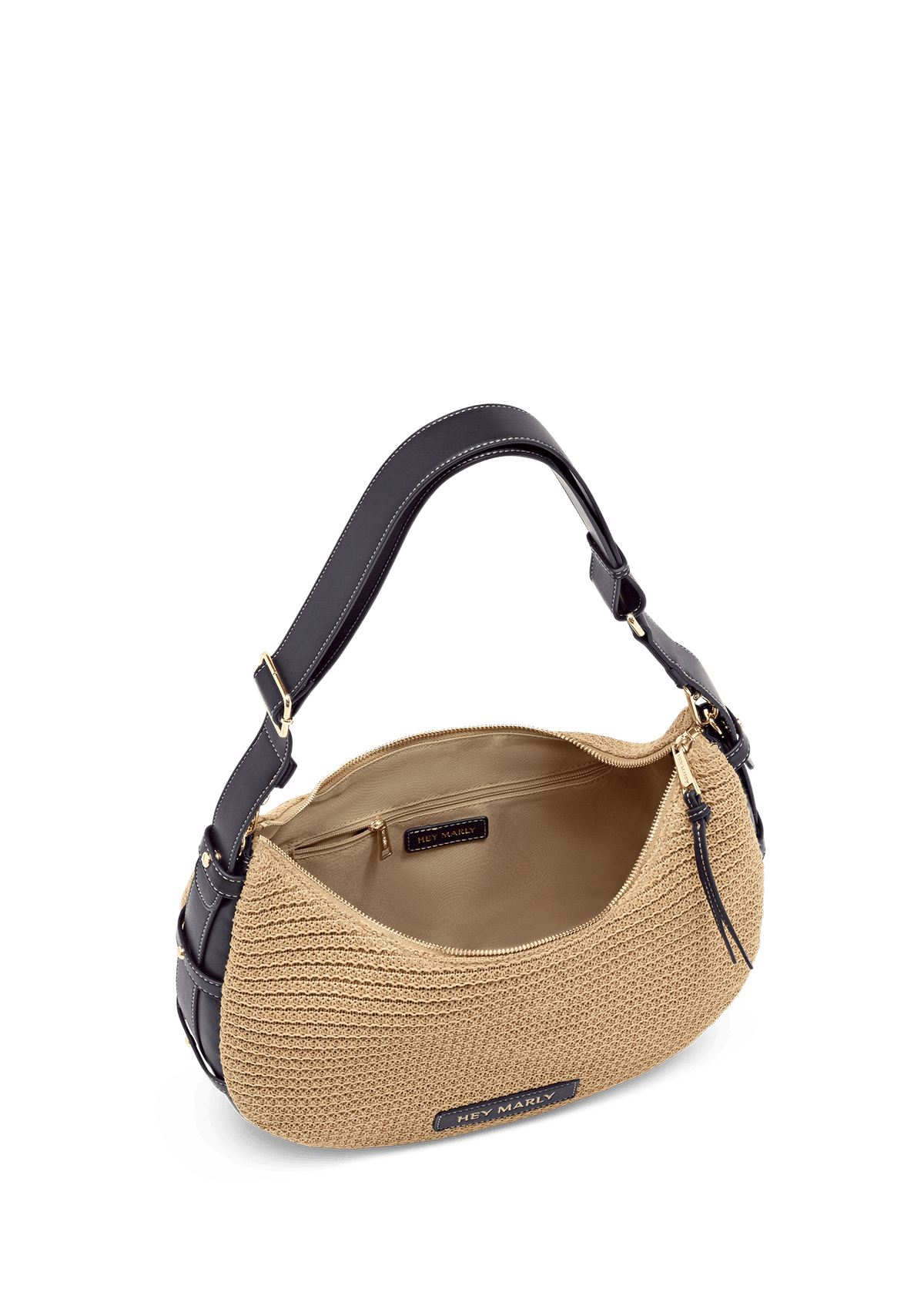 Produktabbildung auf neutralem Hintergrund des Produktes Lifetime Sister Straw M in der Farbe Sand-Black in der Größe M