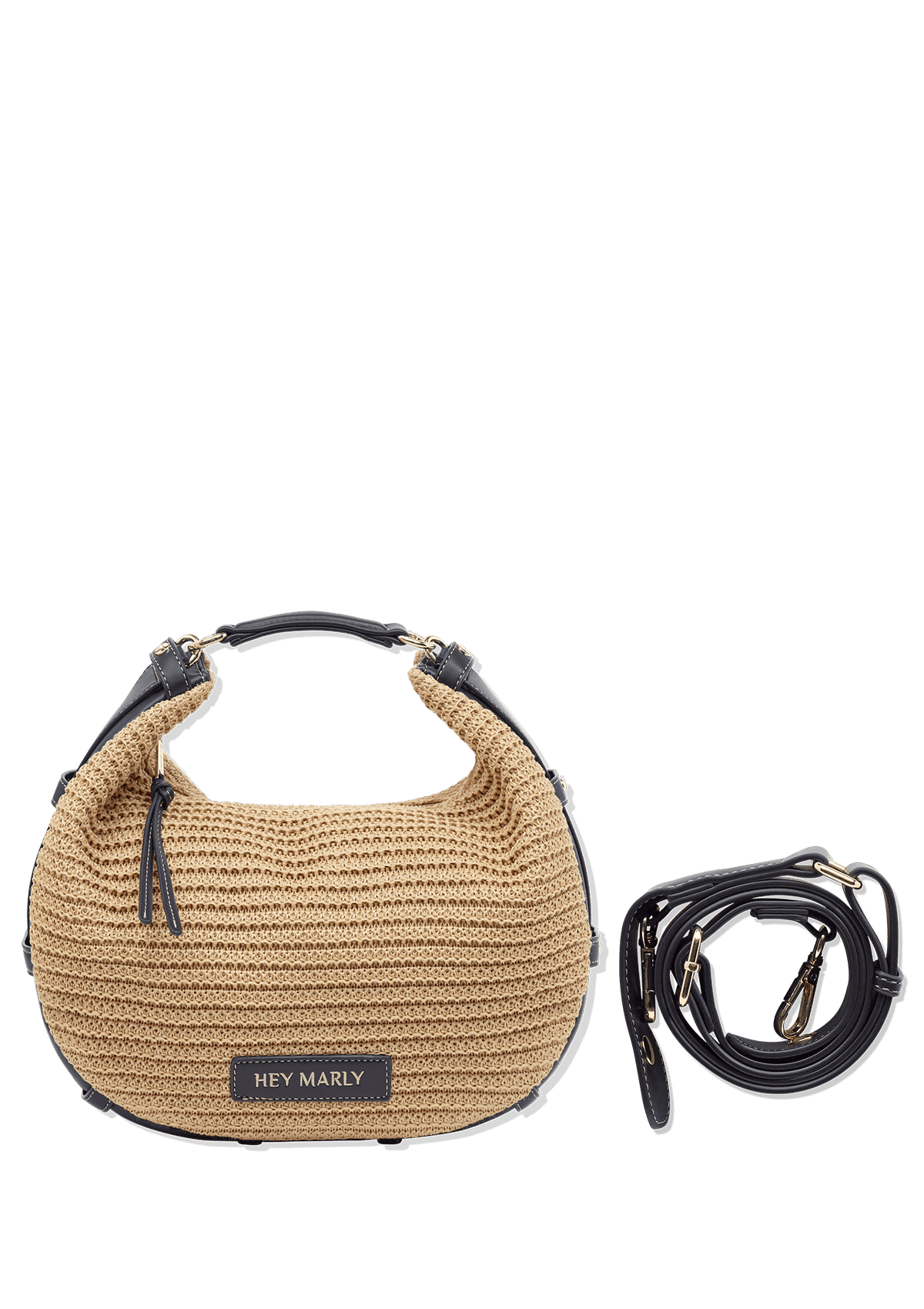 Produktabbildung auf neutralem Hintergrund des Produktes Lifetime Sister Straw M in der Farbe Sand-Black in der Größe M