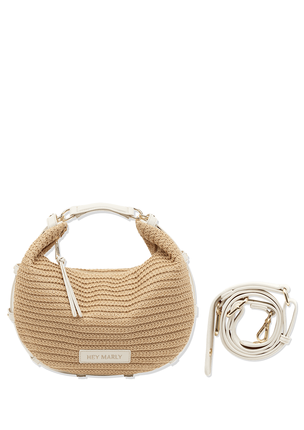 Produktabbildung auf neutralem Hintergrund des Produktes Lifetime Sister Straw M in der Farbe Sand-Crema in der Größe M