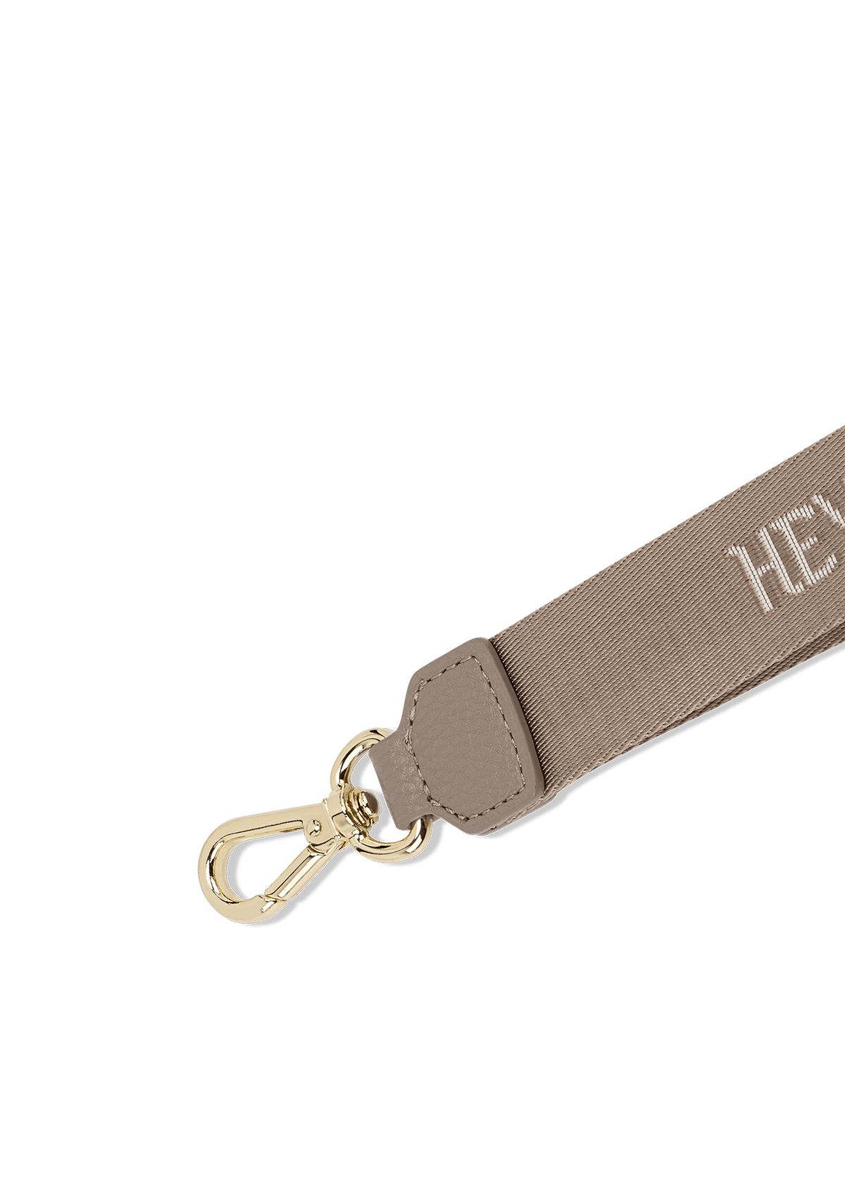 Seitenansicht auf neutralem Hintergrund des Produktes Signature Keyholder in der Farbe Mocha
