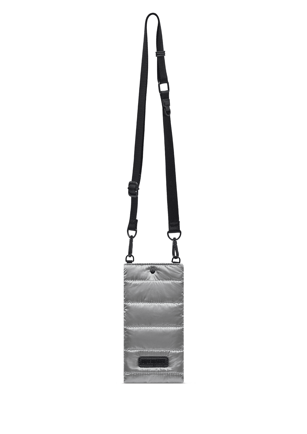 Seitenansicht auf neutralem Hintergrund des Produktes Mobile Buddy Blaze in der Farbe Silver