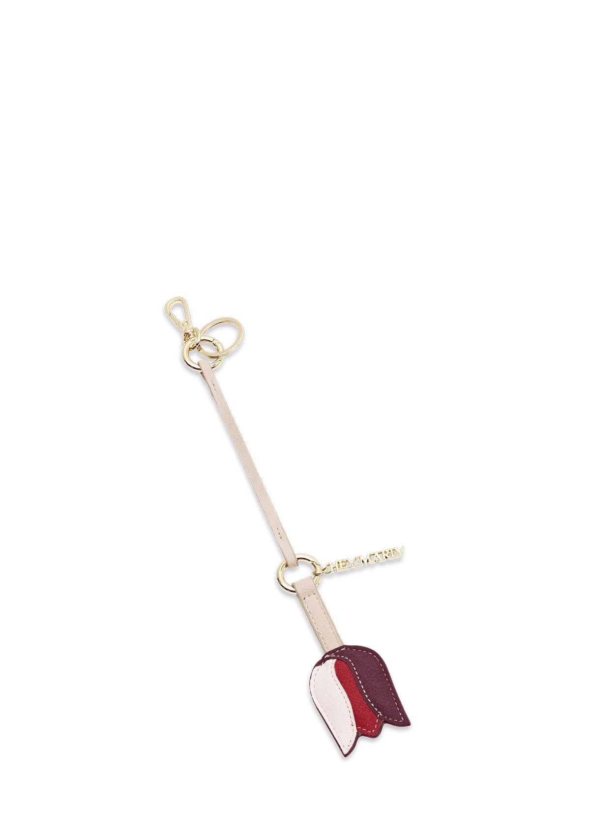 Produktabbildung auf neutralem Hintergrund des Produktes Tulip Charm in der Farbe Nude-Red