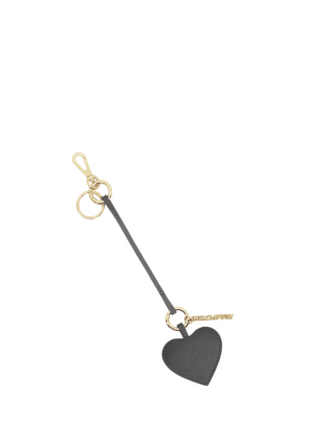 Heart Charm - Grey