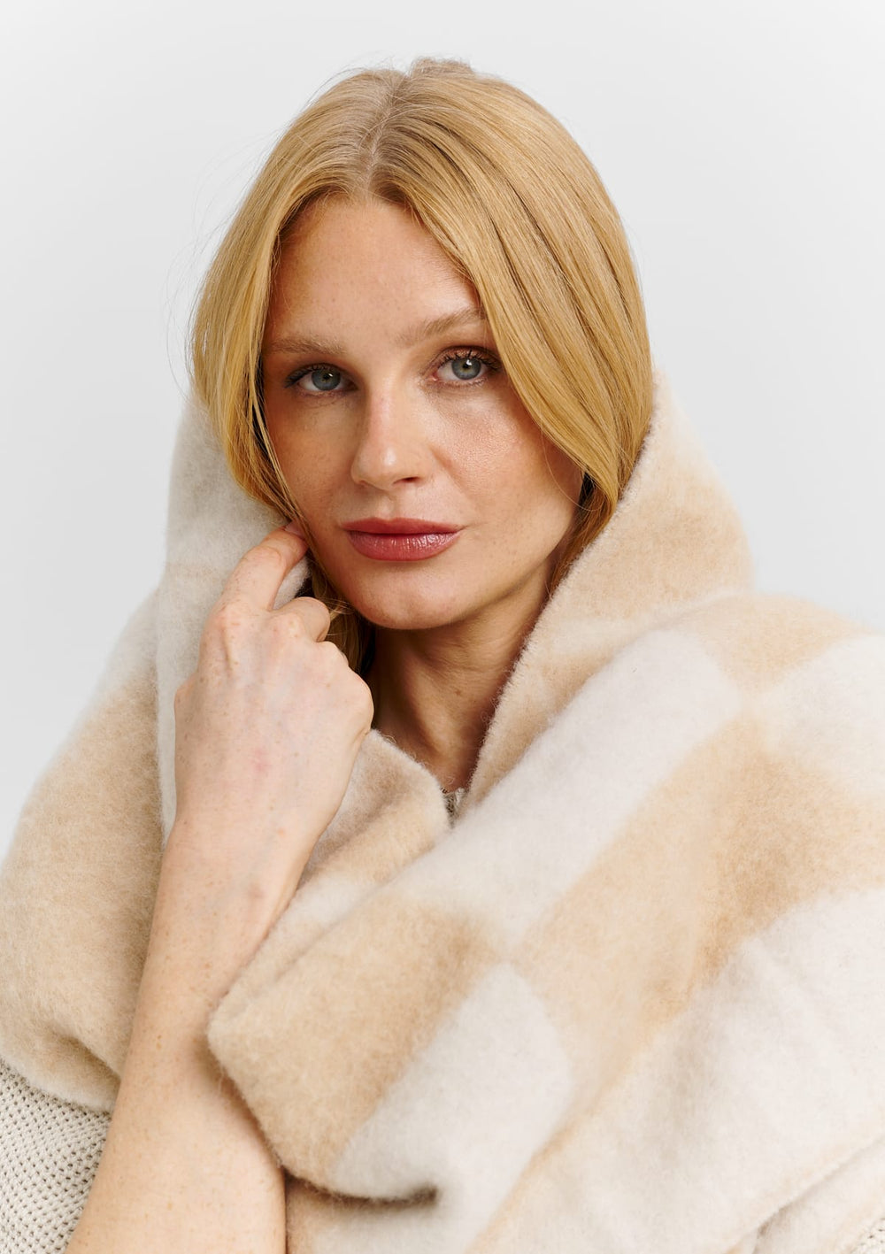 Iconic Scarf - Crema-Sand | Hey Marly