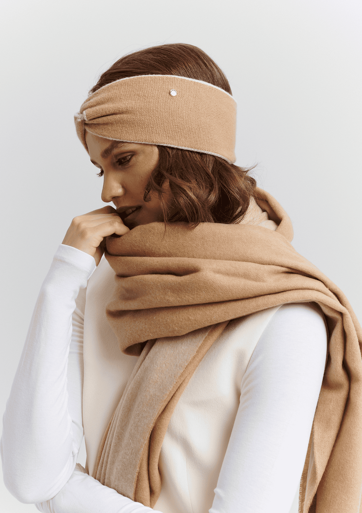 Classic Headband - Cream-Sand