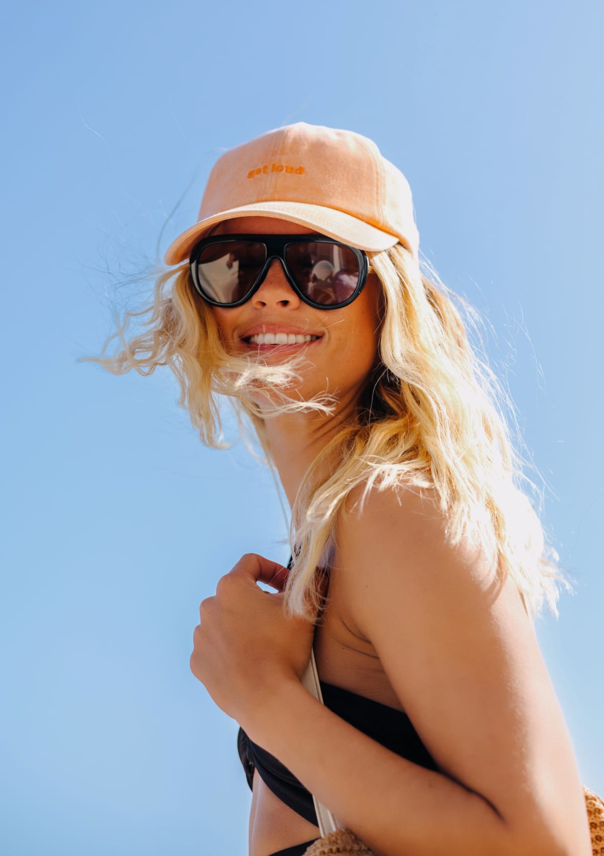 Statement Cap - Apricot