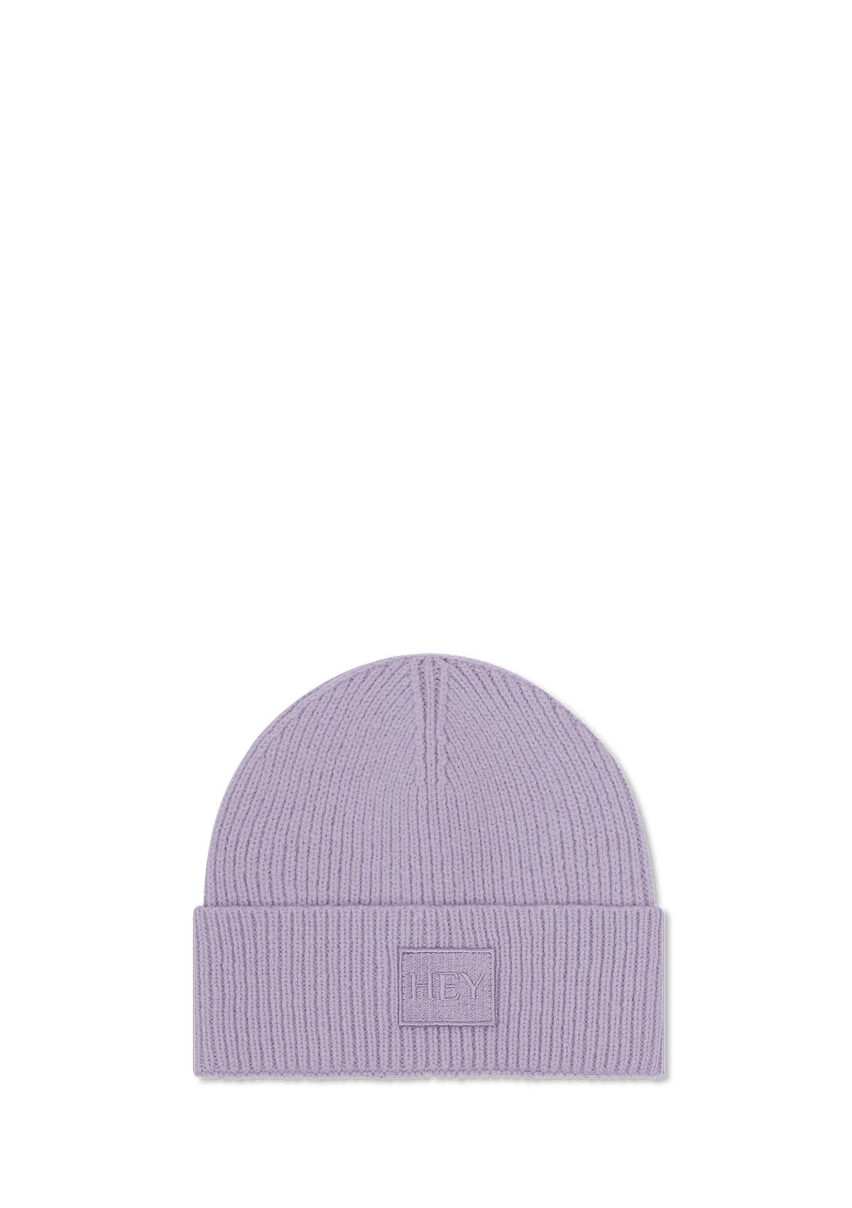 Produktabbildung auf neutralem Hintergrund des Produktes Hey Beanie in der Farbe Purple Light