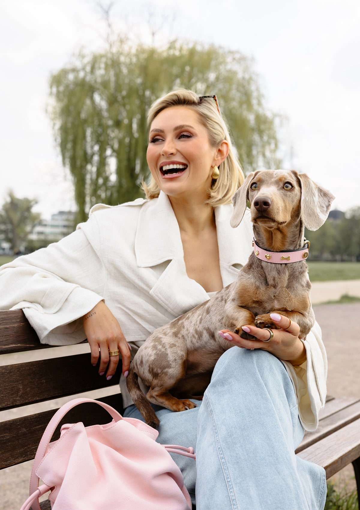 Produktabbildung auf neutralem Hintergrund des Produktes Dog Topping City Gloss S-M in der Farbe Classic Dog Collar S-M