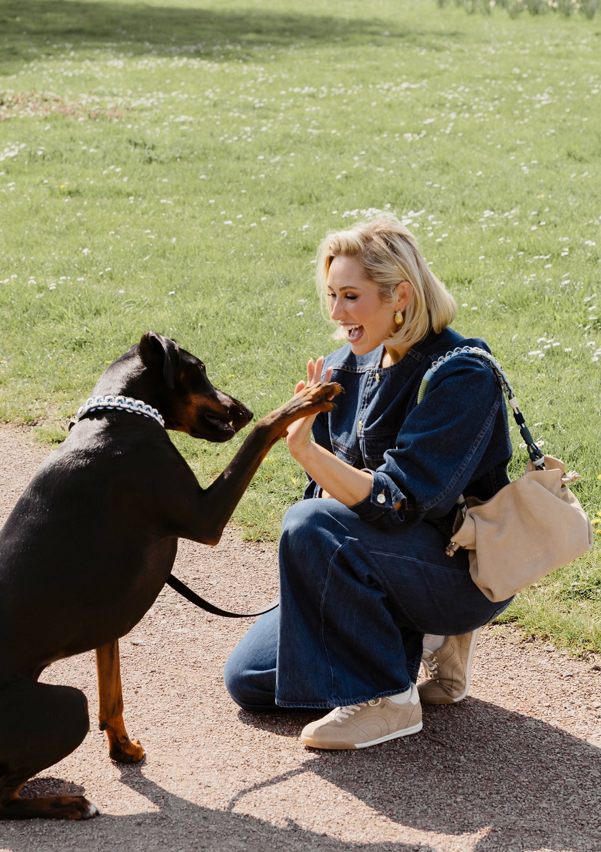 Produktabbildung auf neutralem Hintergrund des Produktes Dog Topping Nautic Vibes L in der Farbe Classic Dog Collar L in der Größe L