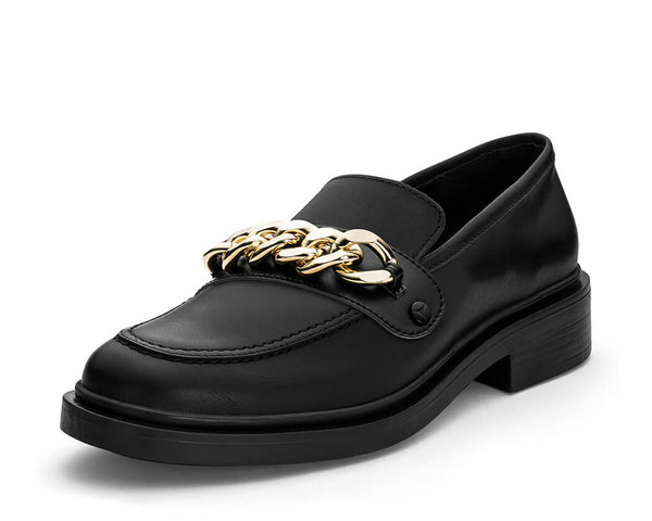 Gold Chain - Classic Loafer Black PS1