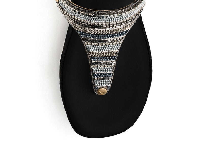 Ethno Beads - Wedge Bast High Black TS