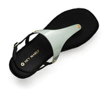 City Gloss - Wedge Bast High Black TS