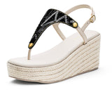 Summer Glam - Wedge Bast High Crema TS
