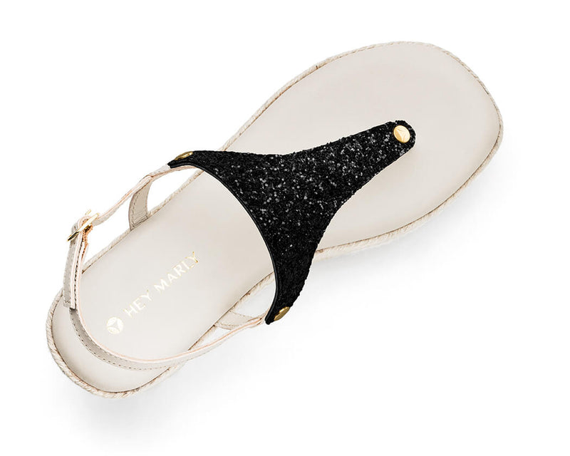Cosmic Glitter - Wedge Bast High Crema TS