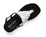 Shiny Pearl - Wedge Bast High Black TS