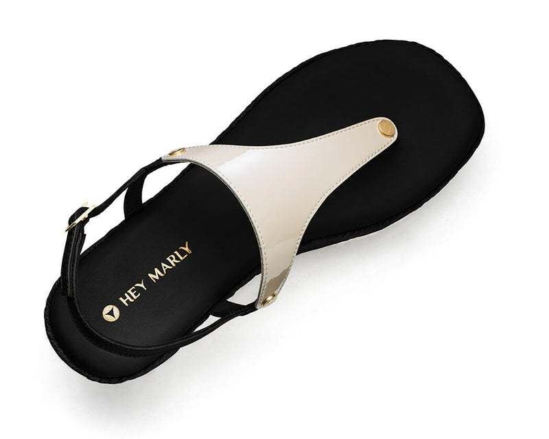 City Gloss - Wedge Bast High Black TS