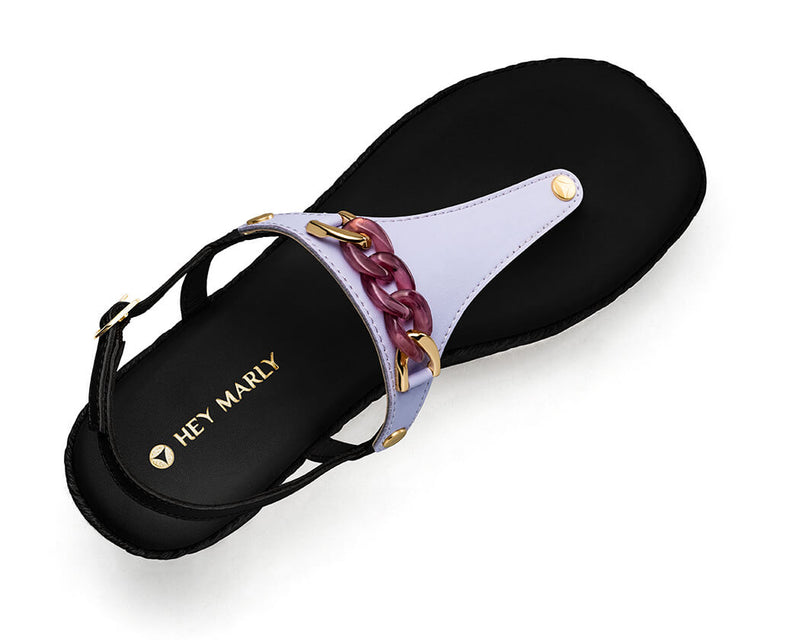 Precious Chain - Wedge Bast High Black TS