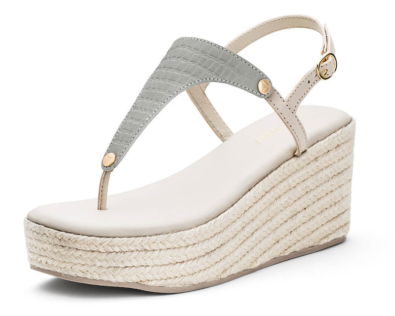 Milano Cool - Wedge Bast High Crema TS