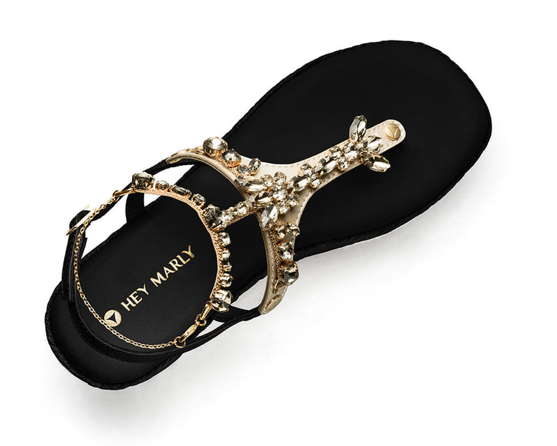 Brilliant Life Chain - Wedge Bast High Black TS