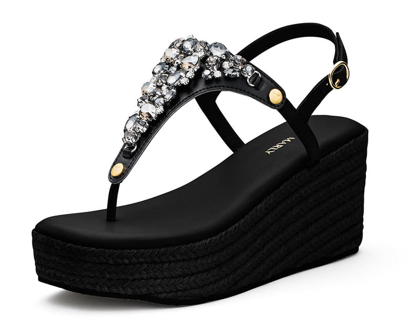 Brilliant Bold - Wedge Bast High Black TS