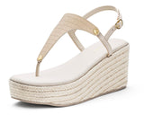 Milano Cool - Wedge Bast High Crema TS