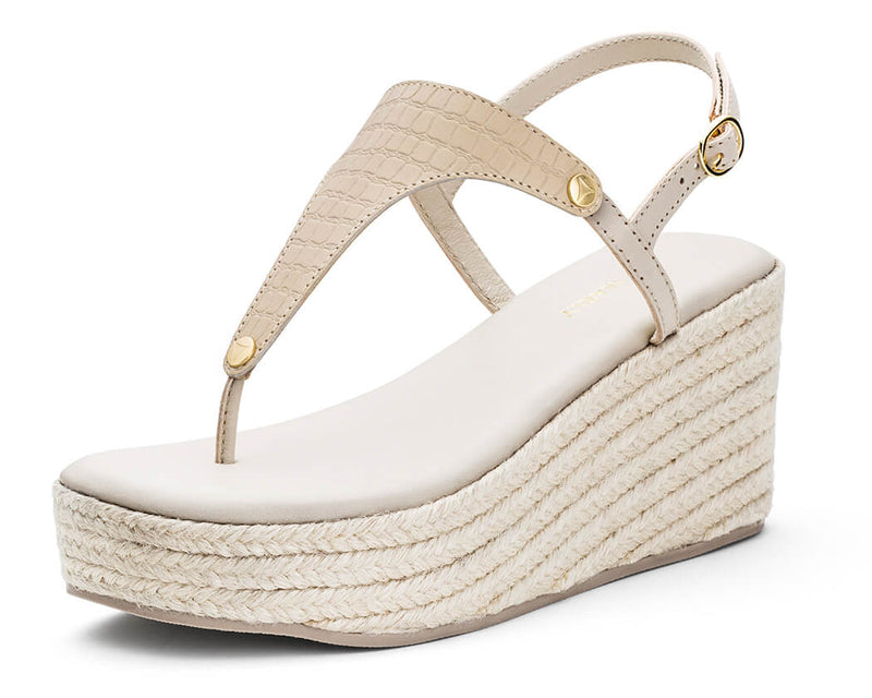 Milano Cool - Wedge Bast High Crema TS