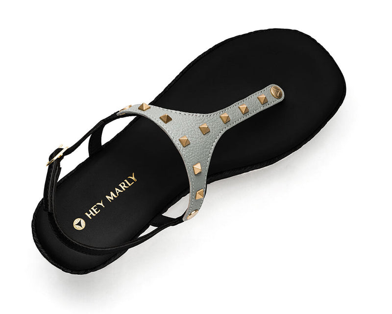 Rock Rebel - Wedge Bast High Black TS