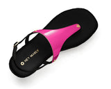 City Gloss - Wedge Bast High Black TS