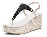 Cosmic Glitter - Wedge Bast High Crema TS