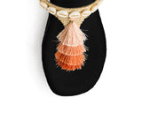 Tulum Tassle - Wedge Bast High Black TS