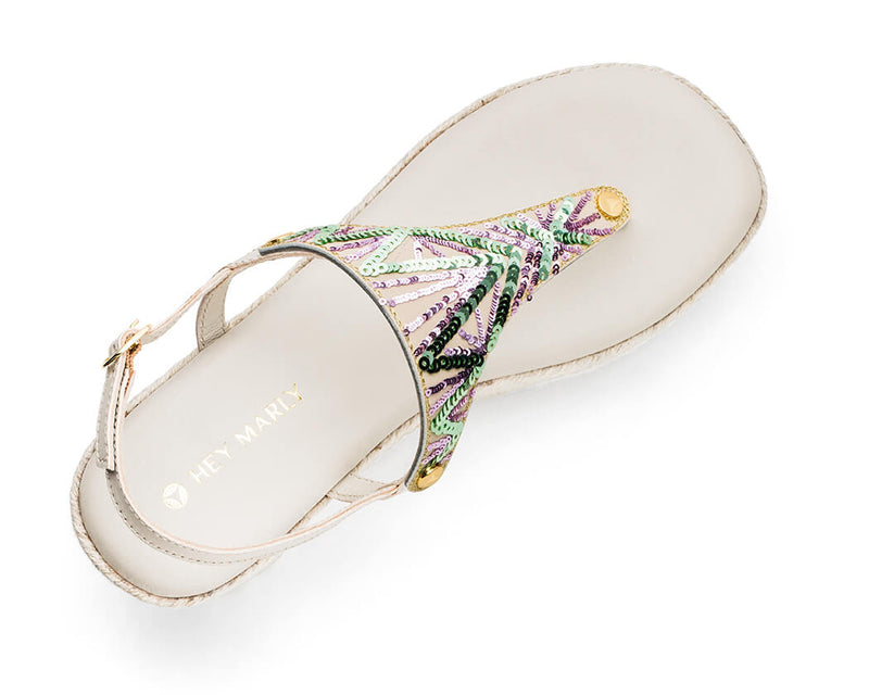 Summer Glam - Wedge Bast High Crema TS