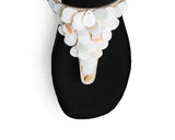 Shiny Pearl - Wedge Bast High Black TS